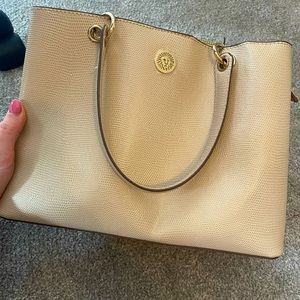 Tan Anne Klein purse